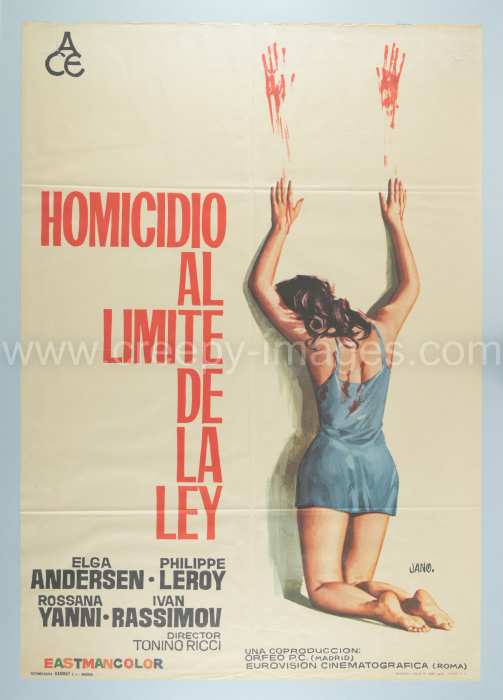 Cross Current / Un omicidio perfetto a termine di legge - Spanisches Plakat
